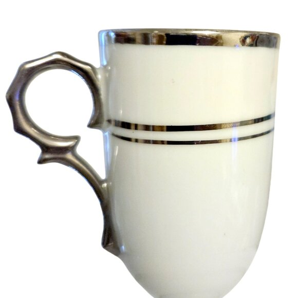 espresso cup and saucer, coffee cup, empire espresso cup, cottage kitchen - Picture 9 of 11